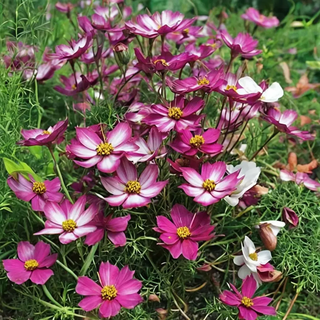 Cosmos Cosimo Purple Red-White