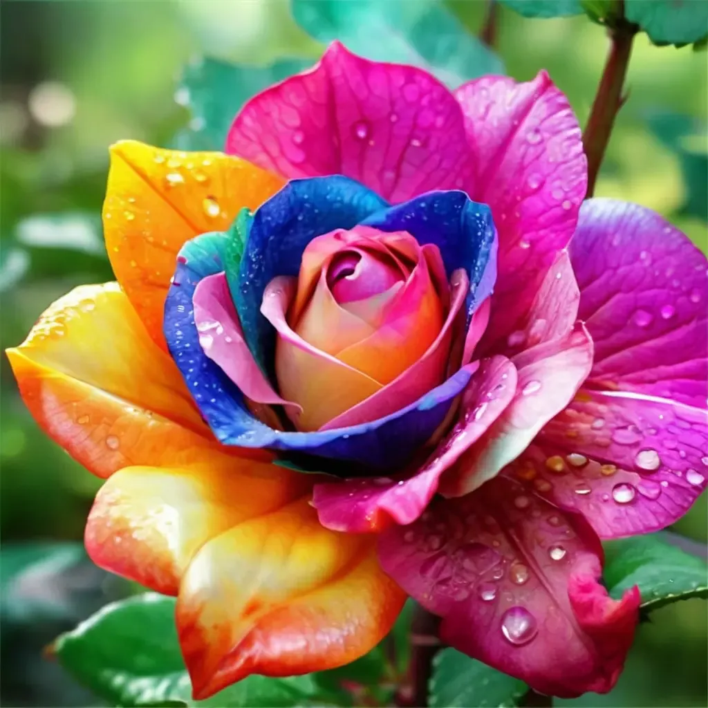Rainbow Rose