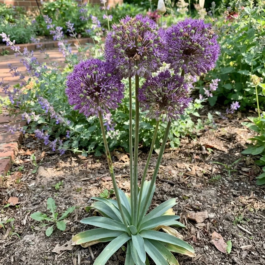 Round and Purple Onion
