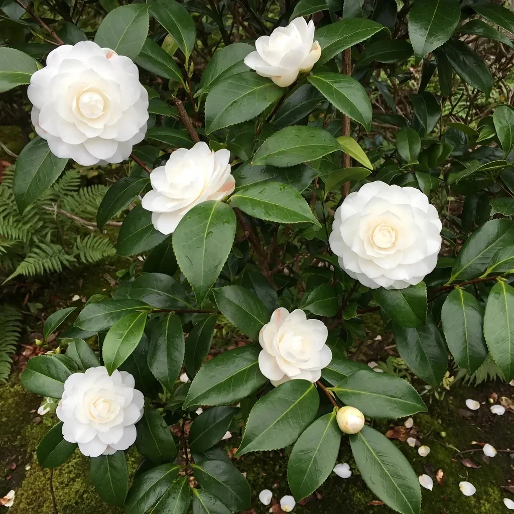Sea Foam Camellia