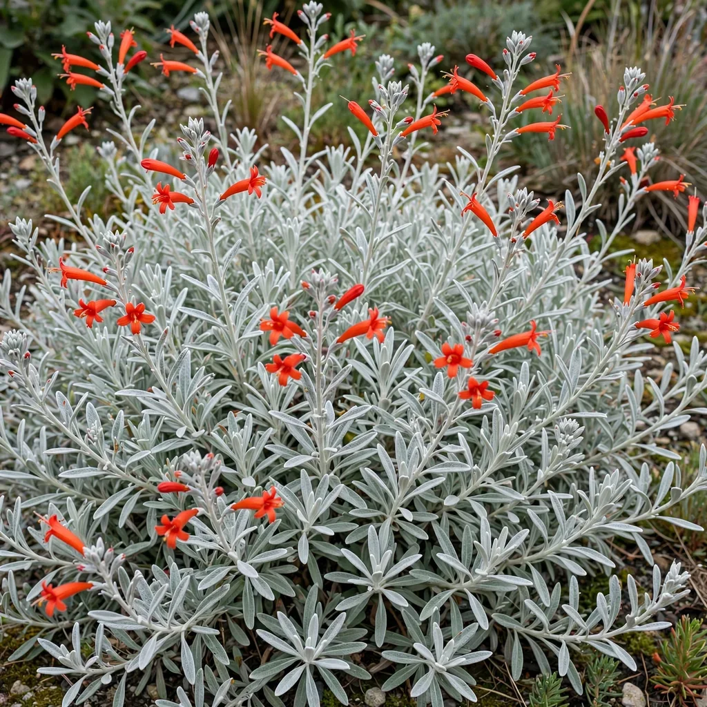 Wayne's Silver Firecracker Flower