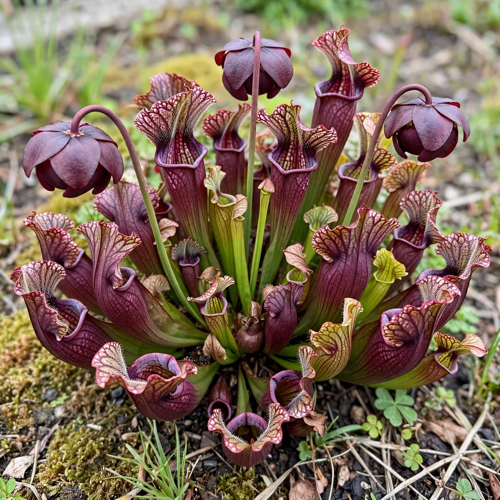 Purple Pitcher Plant
