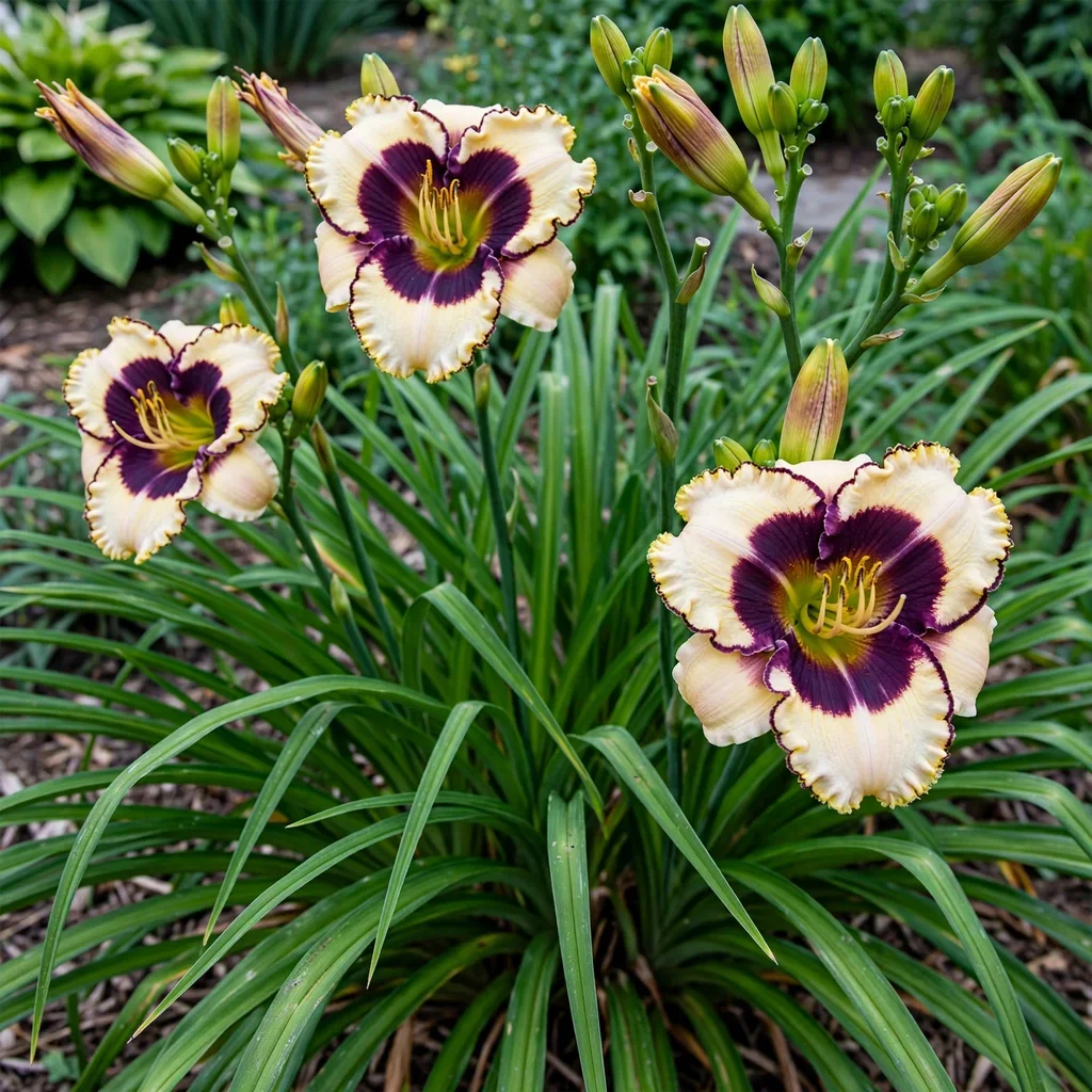 Blackthorne Reblooming Jumbo Daylily