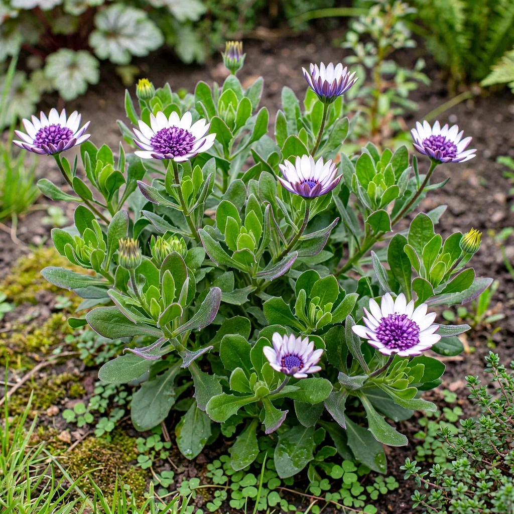 D Violet Ice African Daisy
