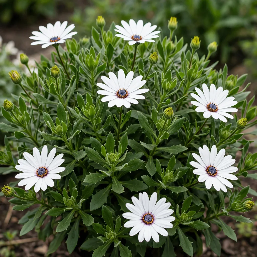 Compact White African Daisy