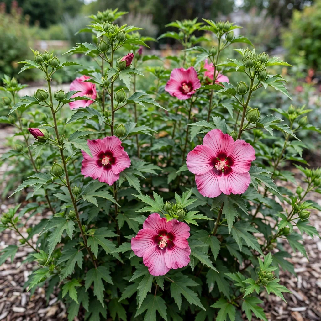 Red Pillar Rose-of-Sharon