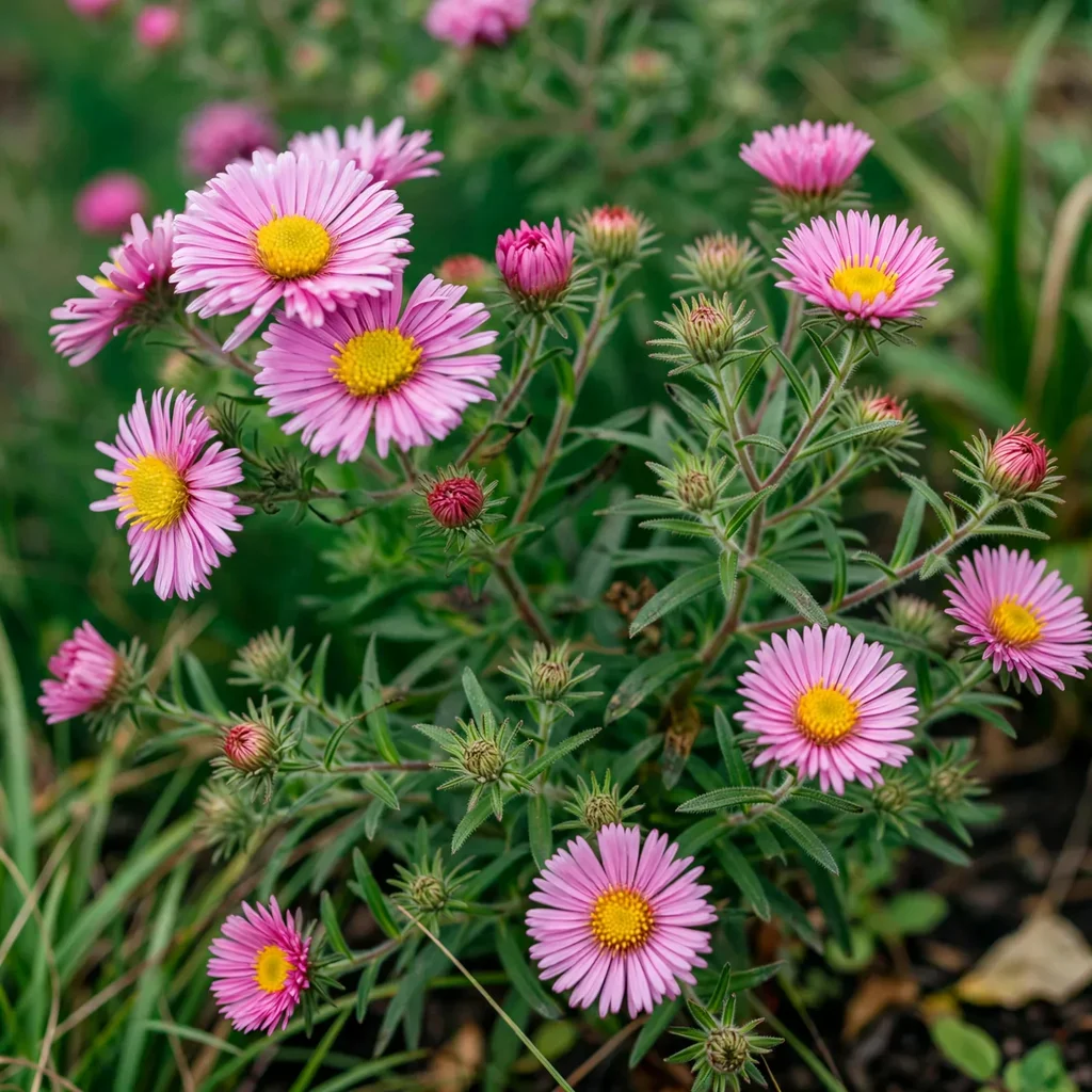 Rosa Sieger New England Aster