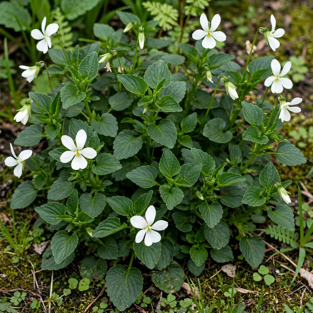 White Horned Violet