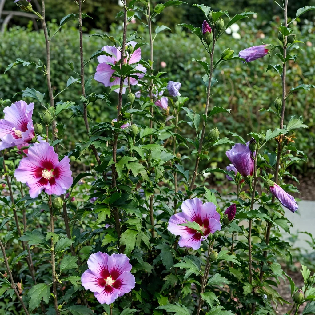 Purple Pillar Hibiscus