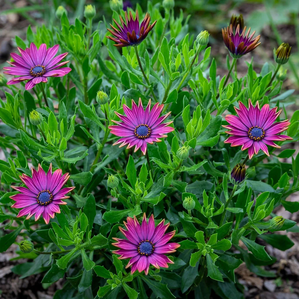 Zion Copper Amethyst African Daisy