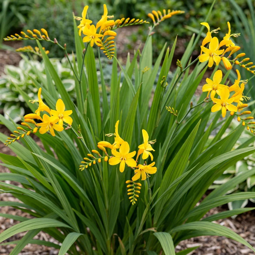 Walberton's Yellow Montbretia