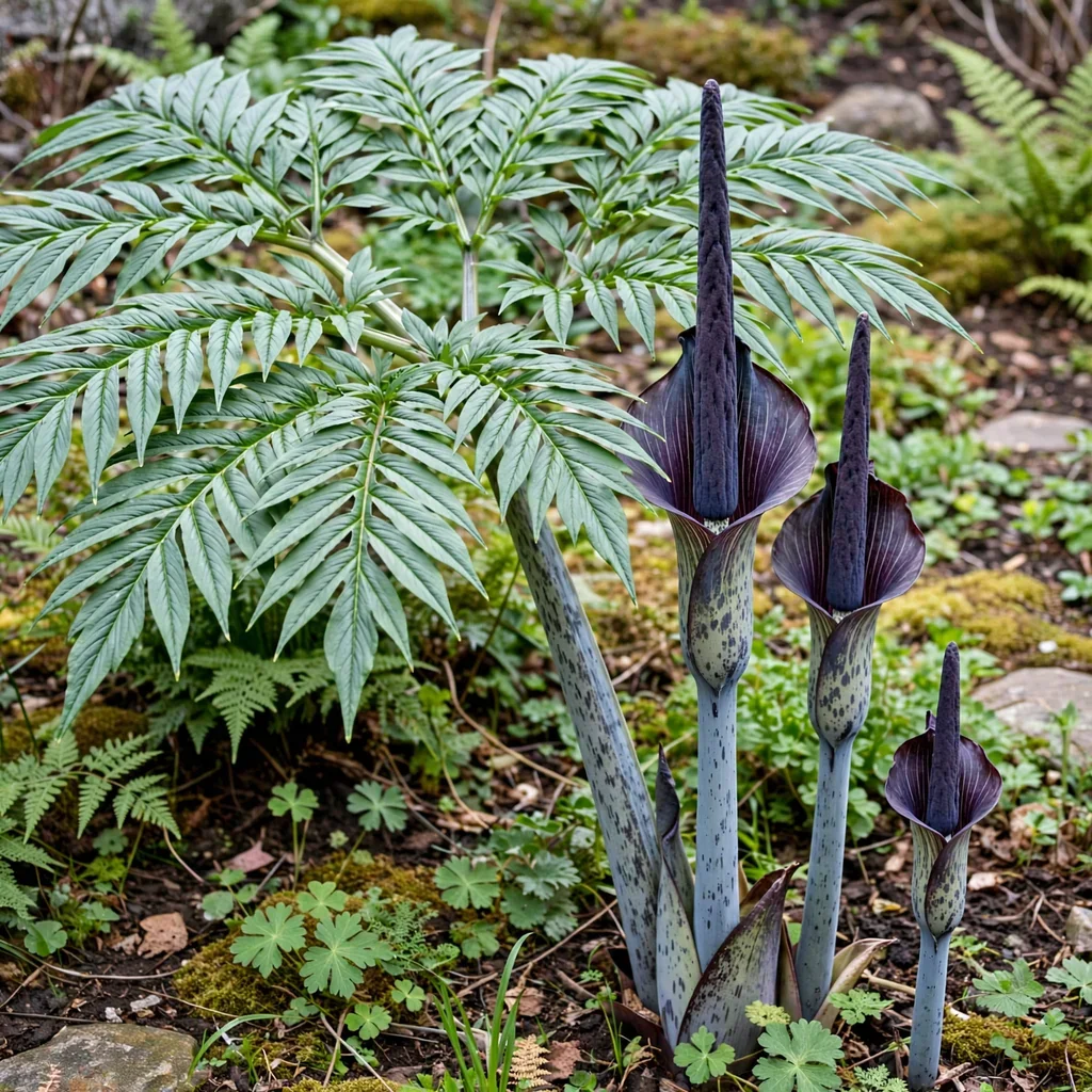 Blue Form Amorphophallus