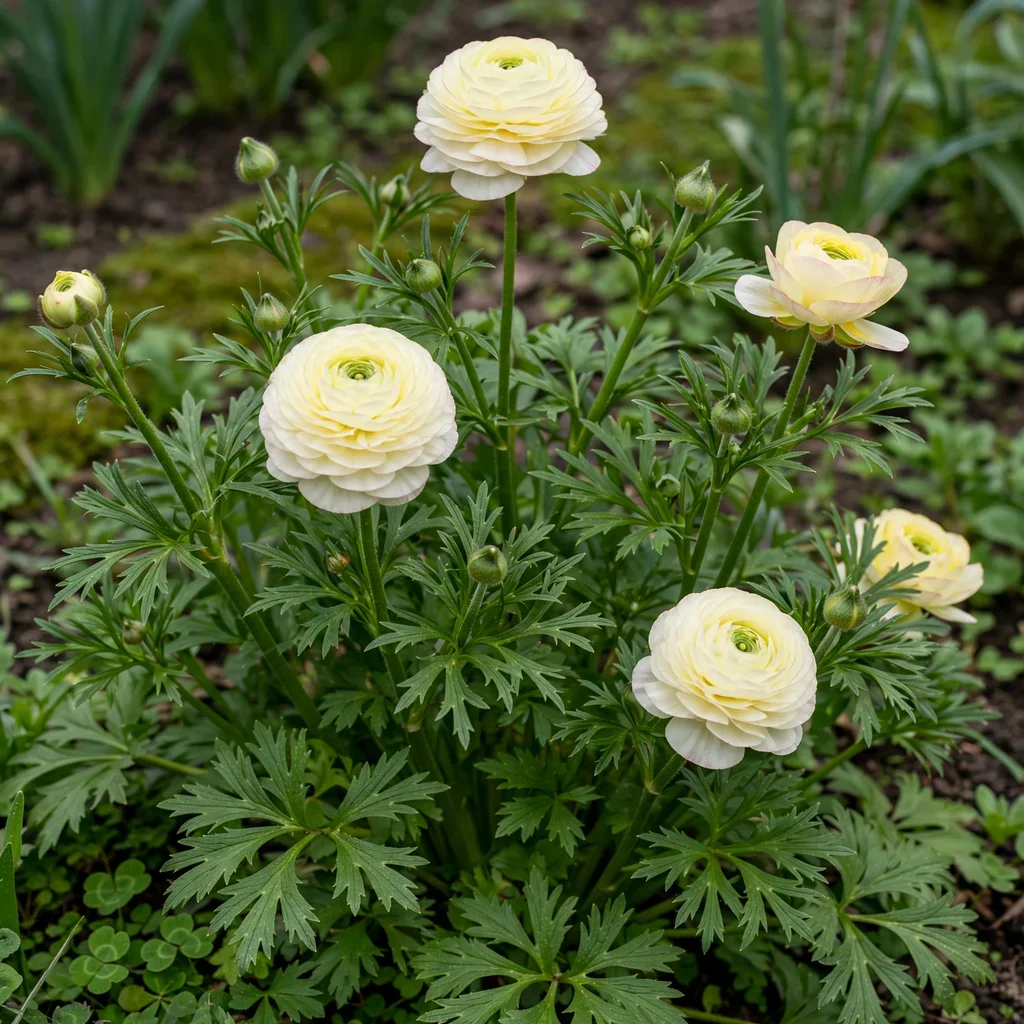 Persian Buttercup 'Amandine Pastel Lemon'