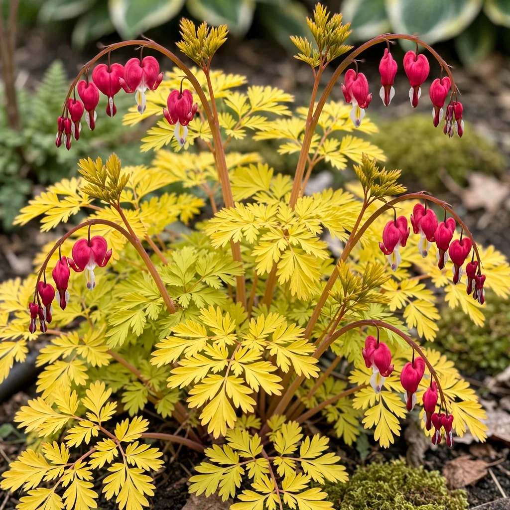 Bleeding Heart Ruby Gold