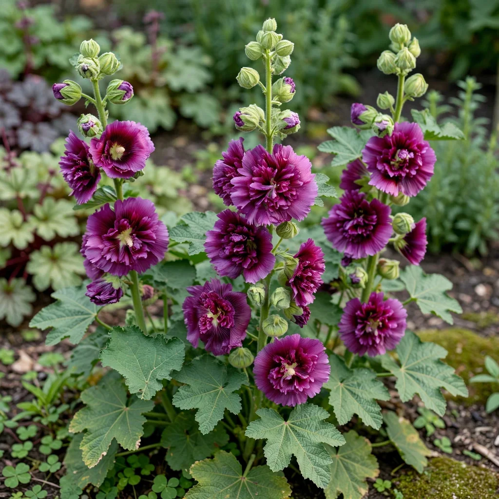 Queeny Purple Hollyhock
