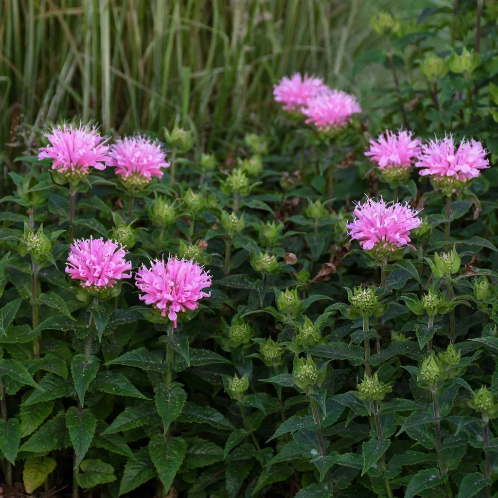 Pink Frosting Bee Balm