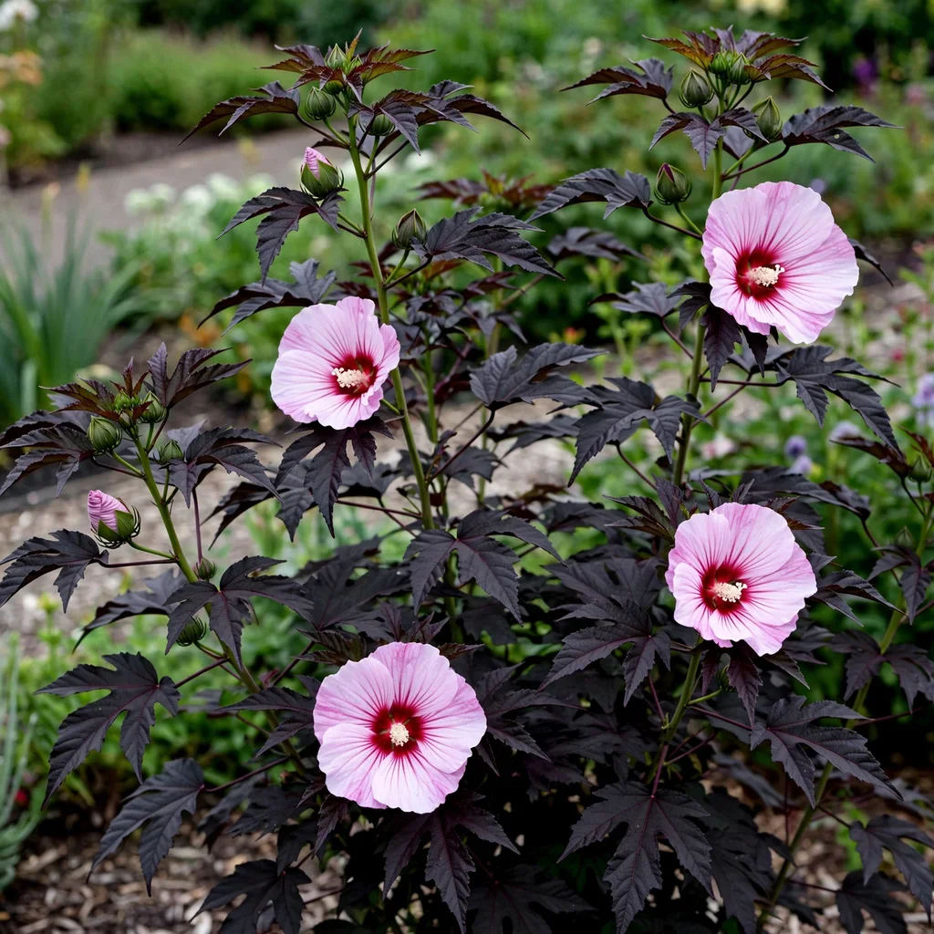 Starry Starry Night Rose Mallow