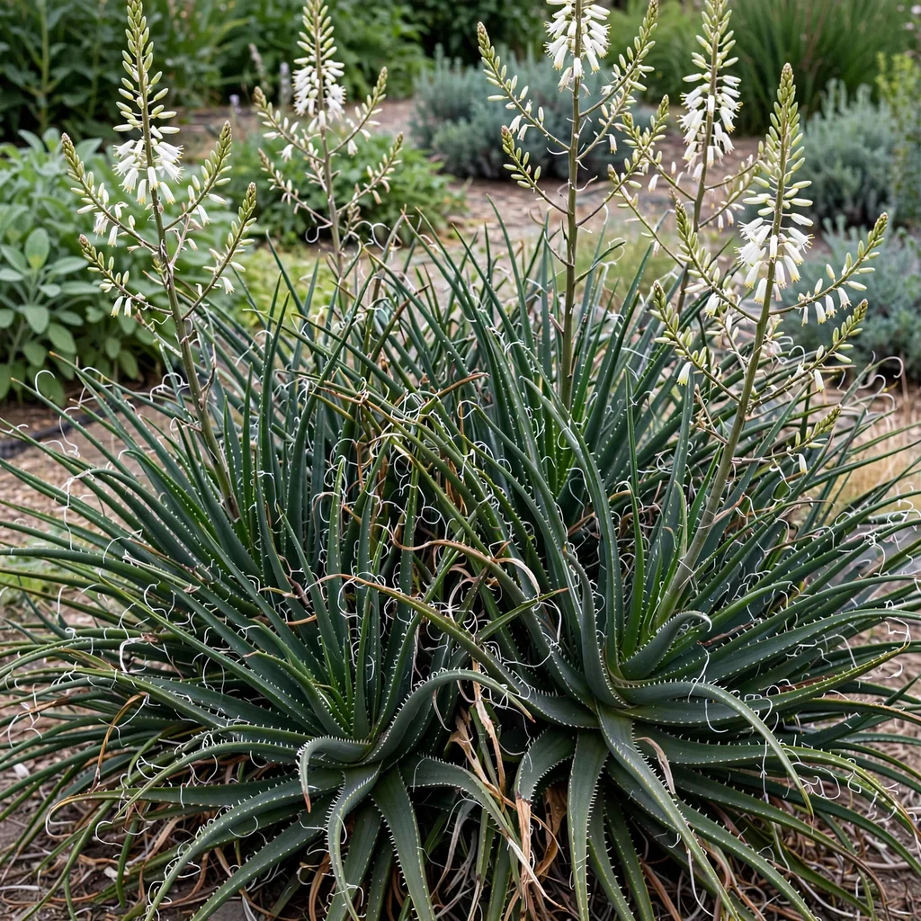 White Flowers Giant Hesperaloe