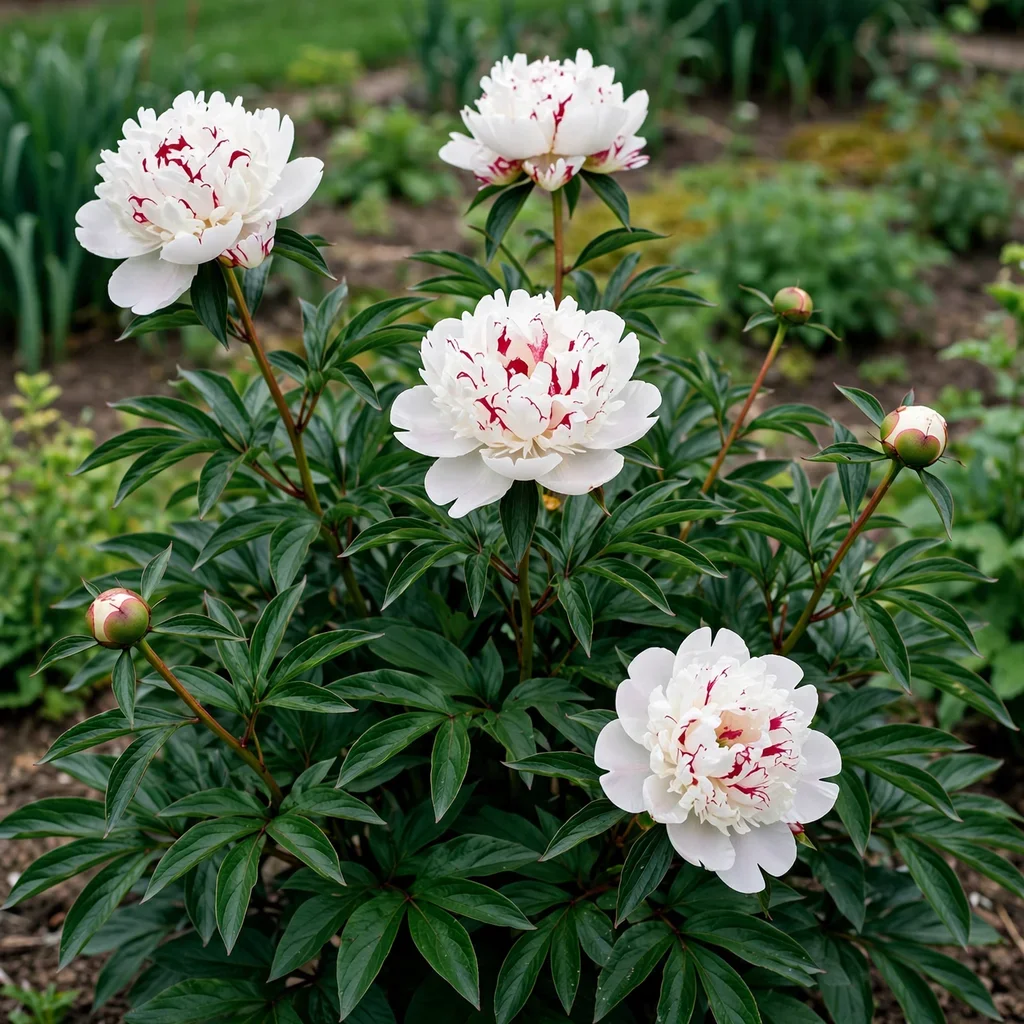 Festiva Maxima Peony Chinese Peony