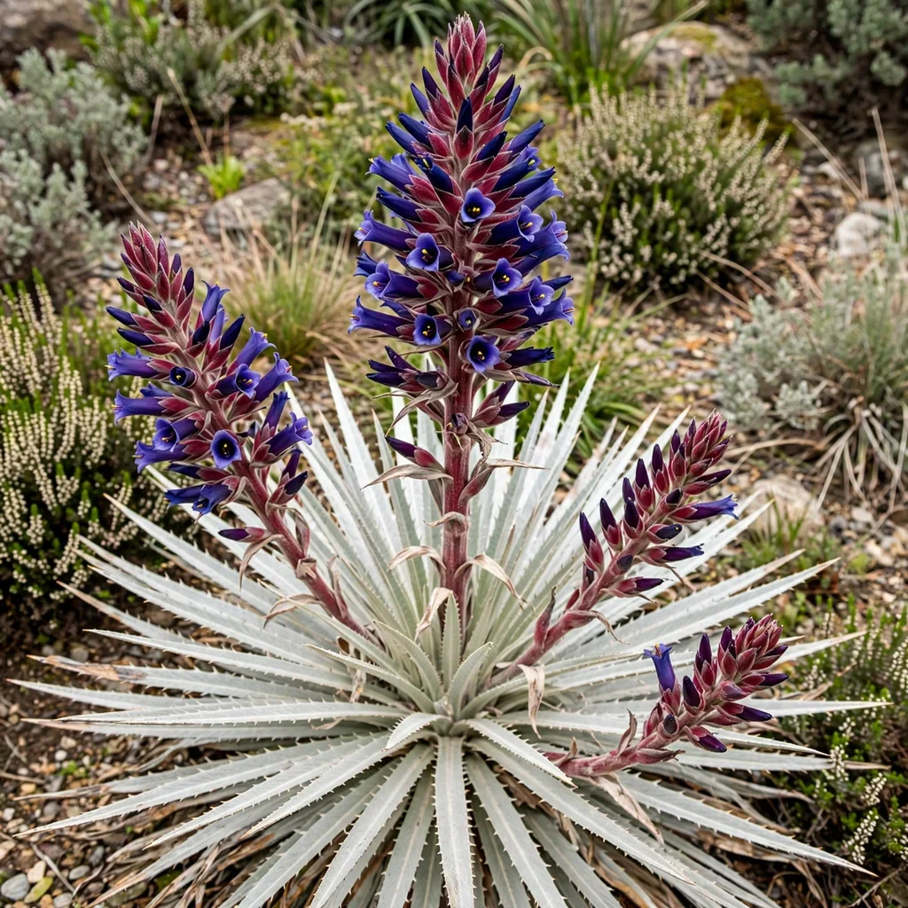 Silvery-leaf Puya