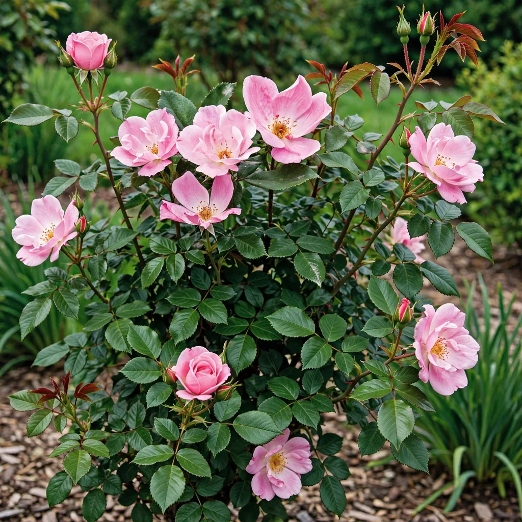 Blushing Knock Out Rose