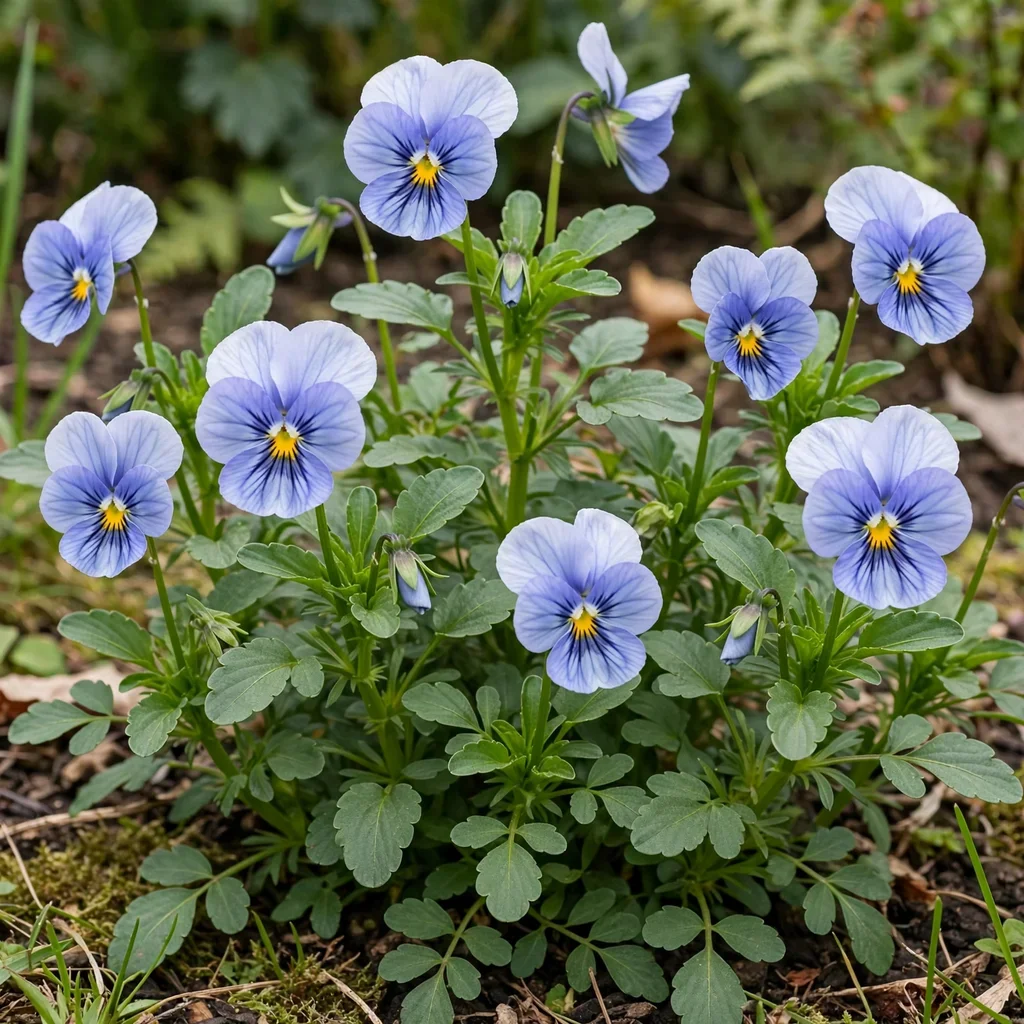 Pansy Karma Blue Butterfly
