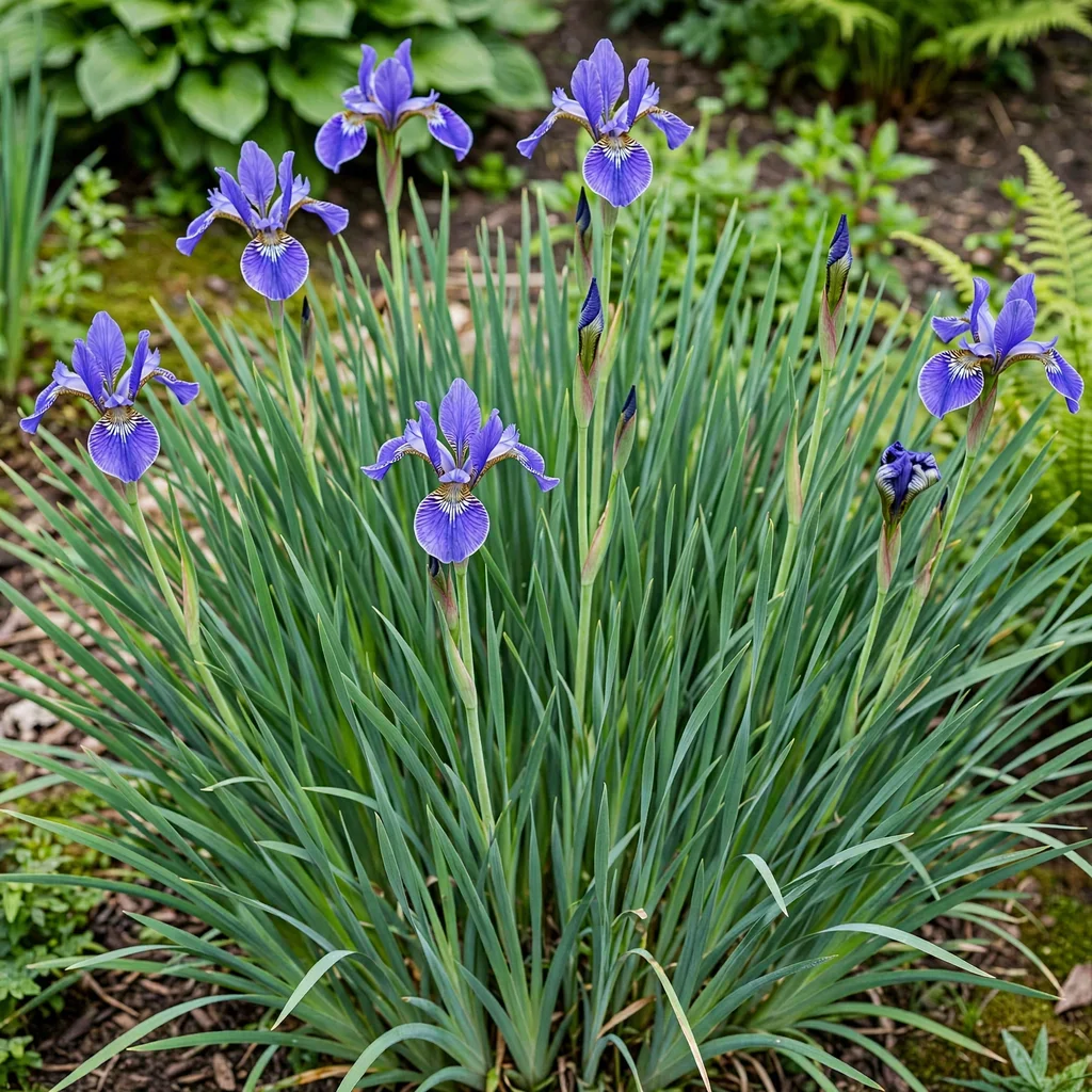 Siberian Iris 'Silver Edge'