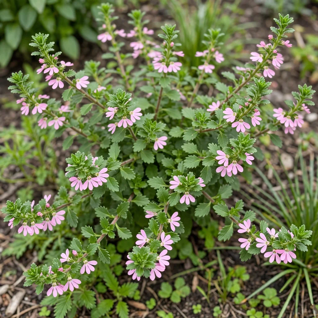 Whirlwind Pink Fan Flower