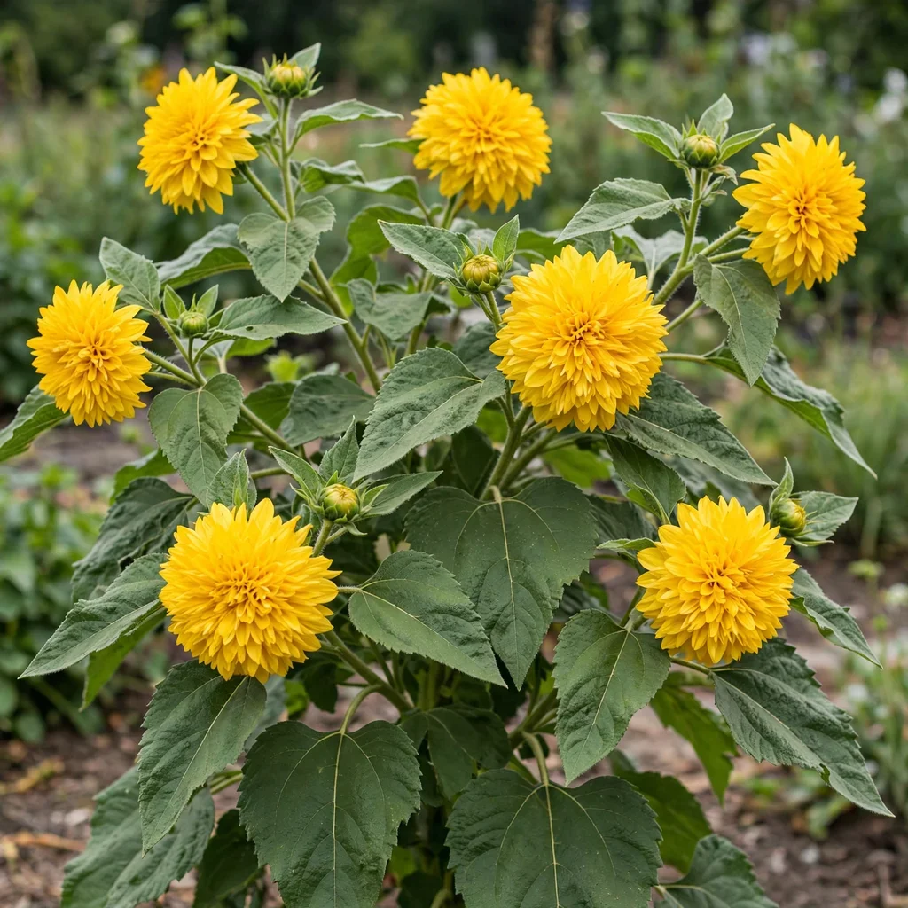 Double-Flowered Sunflower