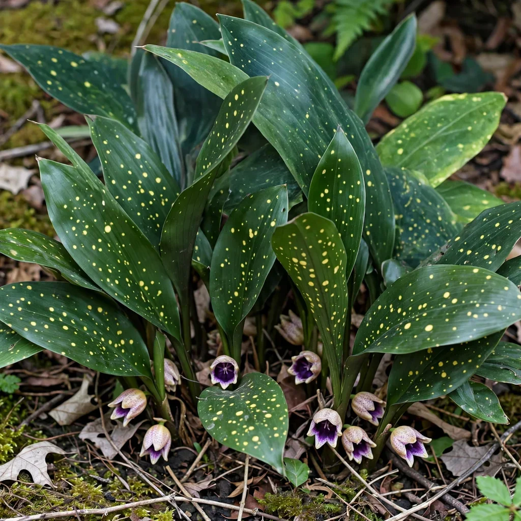 Spurred Cast Iron Plant 'Yellow Polka Dot Bikini'