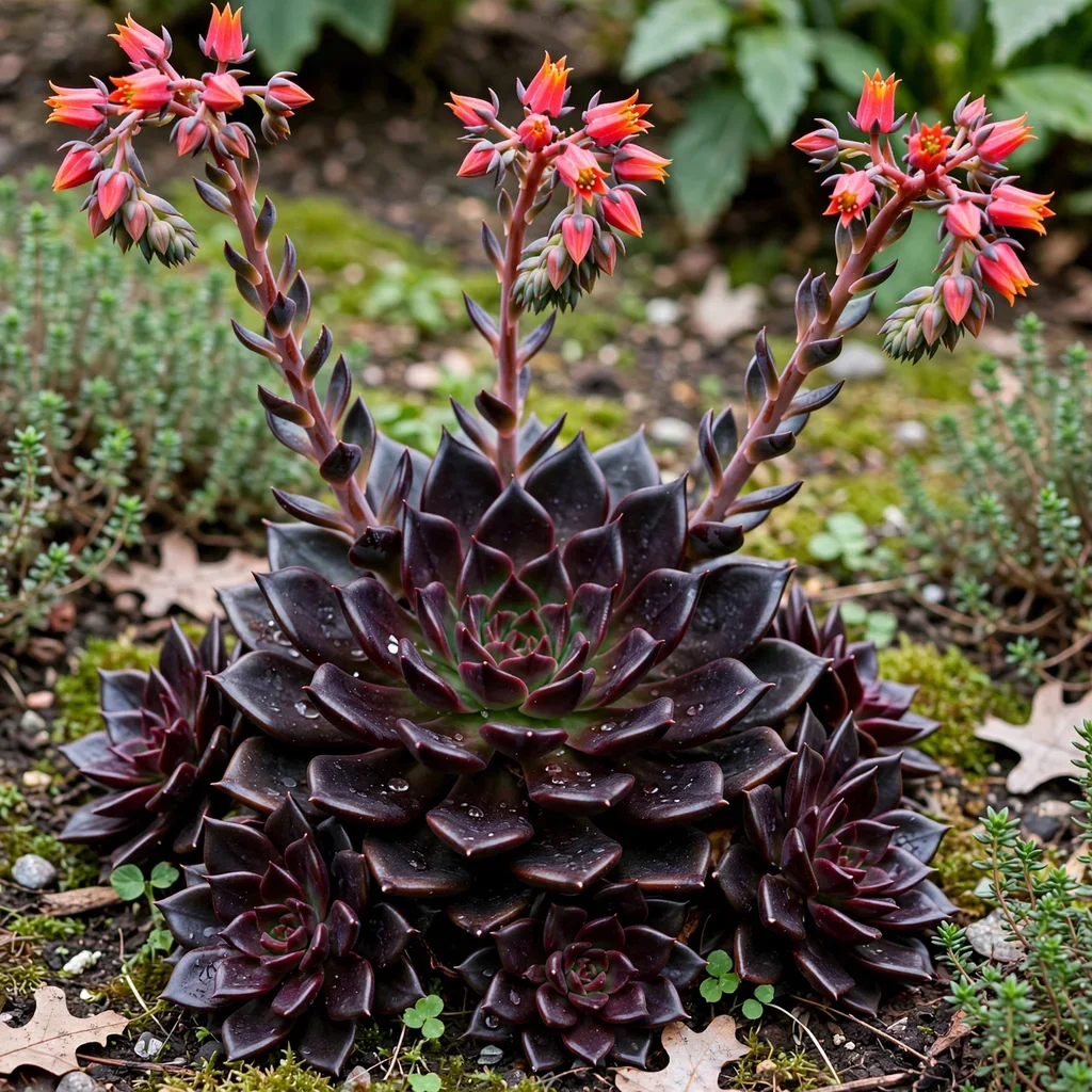 Echeveria Black Prince