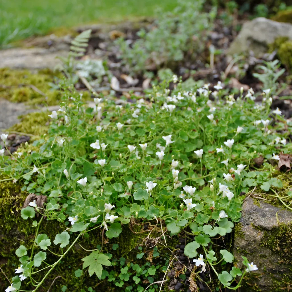 White Kenilworth Ivy