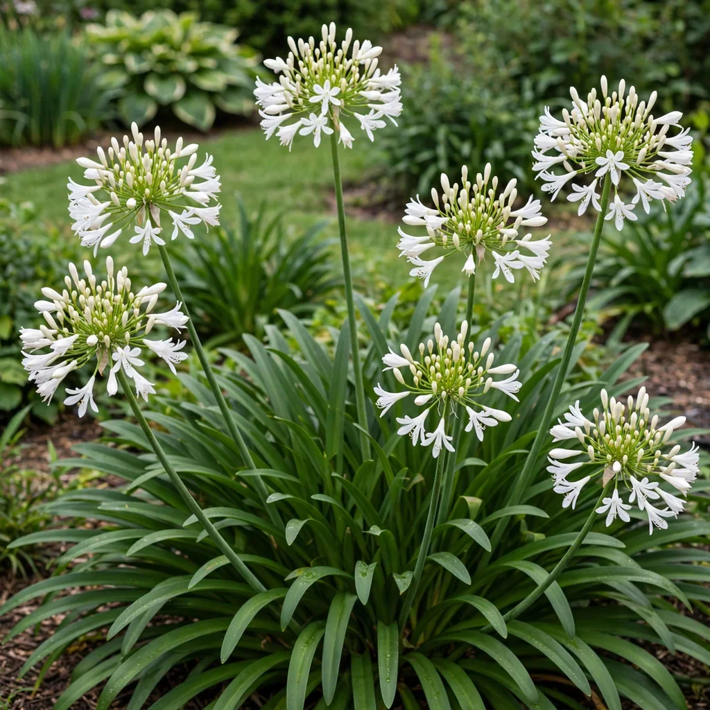 White Heaven Agapanthus African Lily