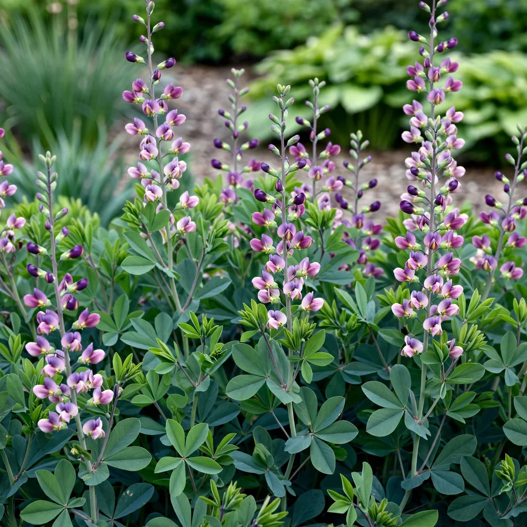 Plum Rosy False Indigo