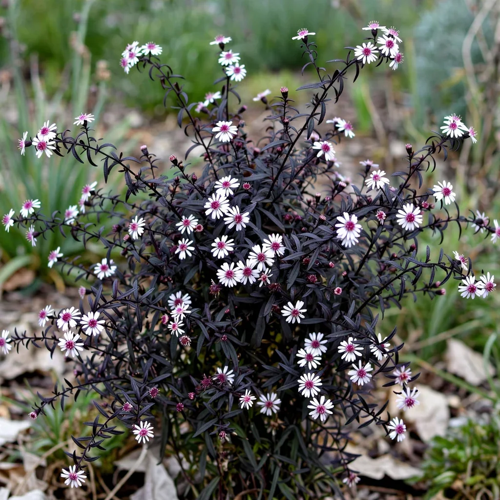 Lady in Black Calico Aster