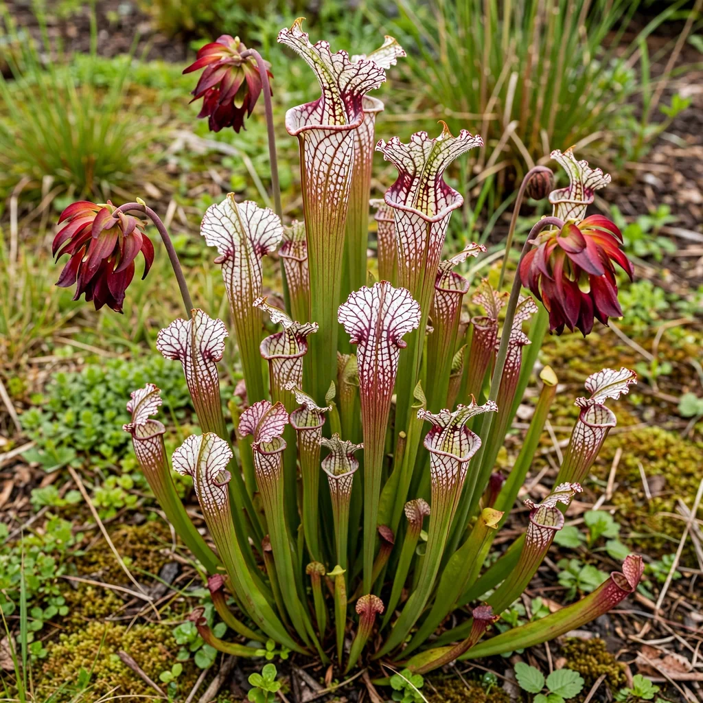 White Pitcher Plant
