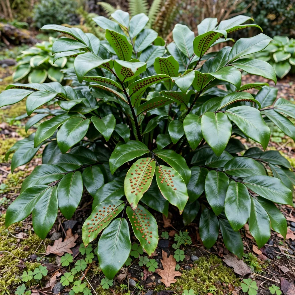 Large-leaf Holly Fern