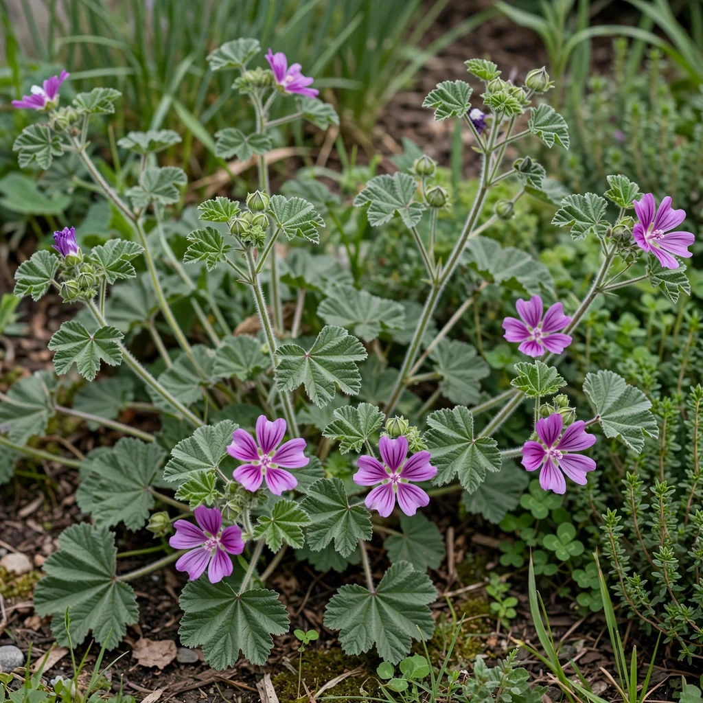 Purple Poppy Mallow