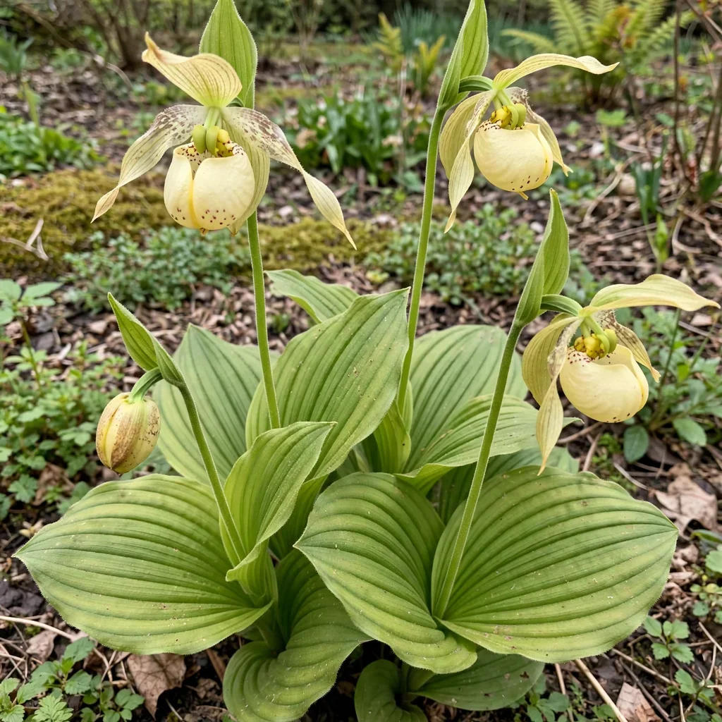 Fasciolated Lady's Slipper