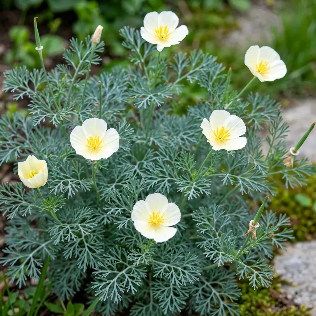 California Poppy 'Alba'