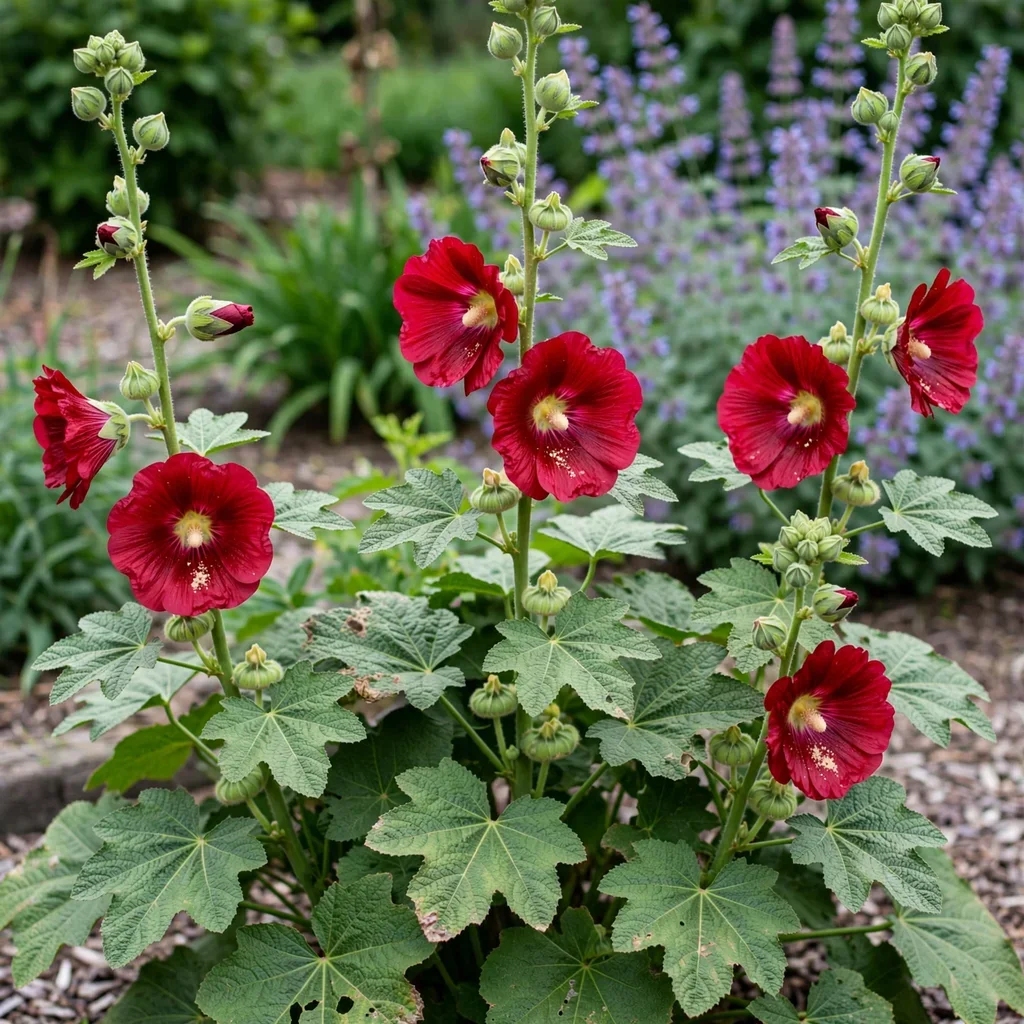 Hollyhock 'Mars Magic'